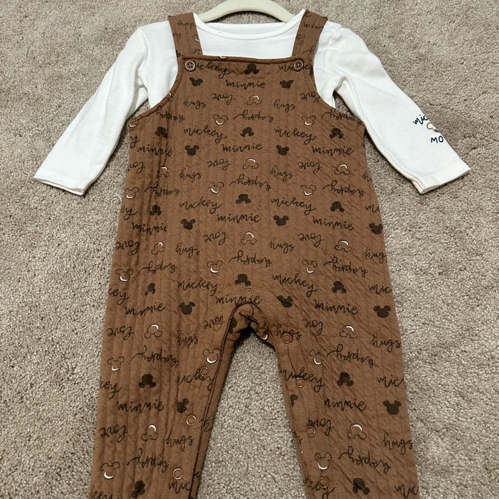 Disney Baby White Long Sleeve Shirt